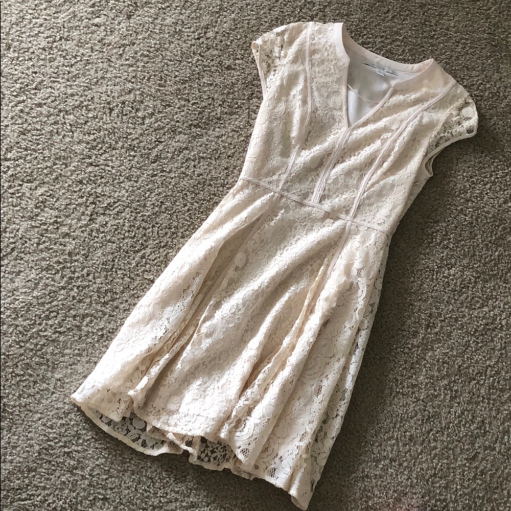 Ivory LC Lauren Conrad lace dress